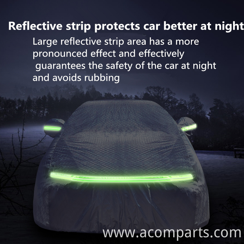 180gsm nylon stretchable tailored anti-scratch elastic mobile car cover